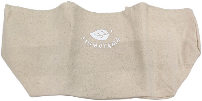 SHIMOYAMA 安全棉手提收納袋帶束口, 米白色