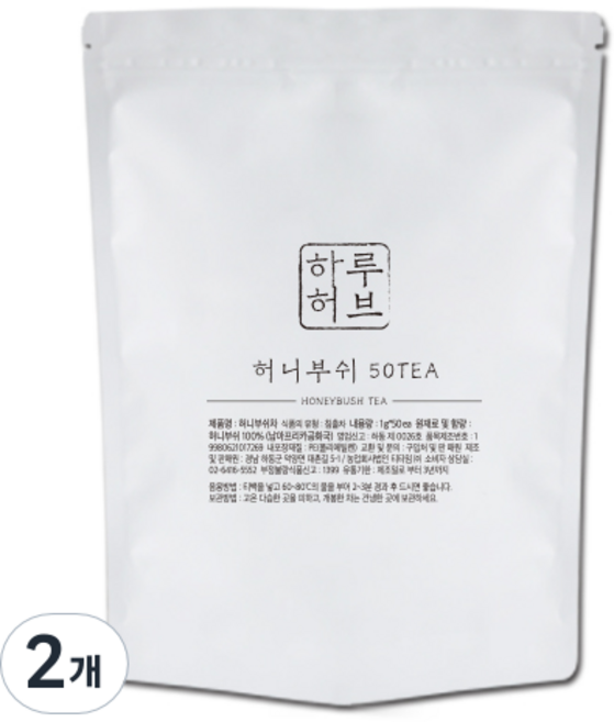 南非蜜樹茶茶包, 1g, 50包, 2袋