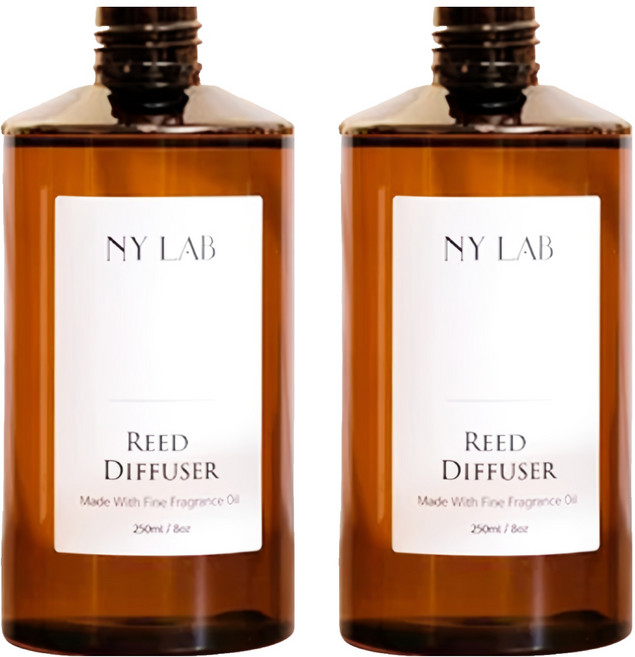NY LAB 紐約實驗室 天然植粹精油擴香, 蜜桃烏龍, 260ml, 2瓶