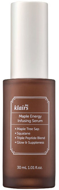 klairs 楓樹植萃彈潤光澤精華, 1瓶, 30ml