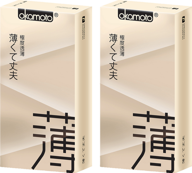Okamoto 岡本 City Super Thin 透薄型保險套 闊度52mm, 2盒, 10入