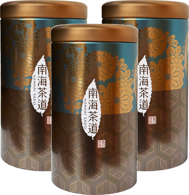 南海茶道 鹿谷金萱茶葉, 3個, 150g, 1個裝