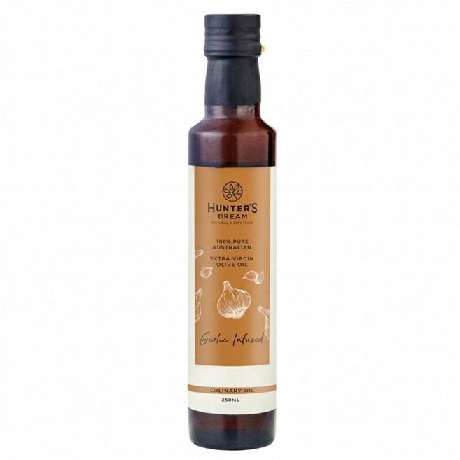 HUNTER'S DREAM 獵人谷之夢 澳洲蒜味特級初榨橄欖油, 250ml, 1瓶