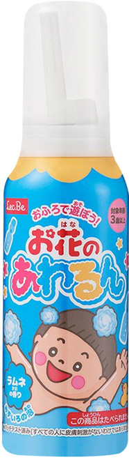 LEC 兒童泡澡慕絲 花型泡泡 彈珠汽水香 日本製, 120ml, 1罐