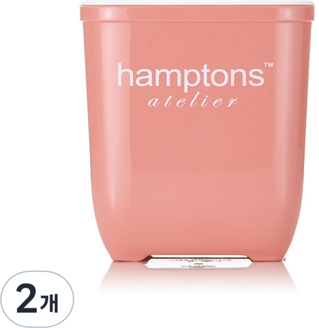 Hamptons Atelier方形密封罐 PN-3299 5APS 粉色 1950ml, 單品, 2個