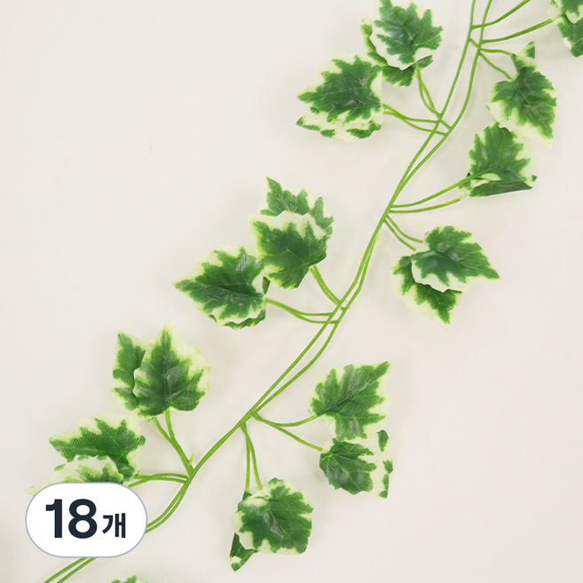 MAME 常春藤人造植物花環, 18個, 混色