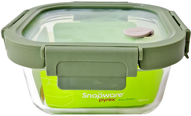 Corelle Brands 康寧餐具 Snapware Eco Divided 全可分隔玻璃保鮮盒, 容器 + 蓋子, 1個