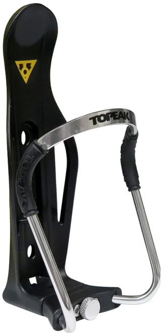 TOPEAK Modula Cage II 可調式鋁合金水壺架, 銀色 + 黑色, 1個