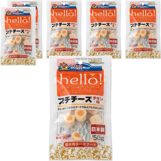 DoggyMan 多格漫 犬用Hello雞肉起司球, 雞肉起司, 50g, 6包