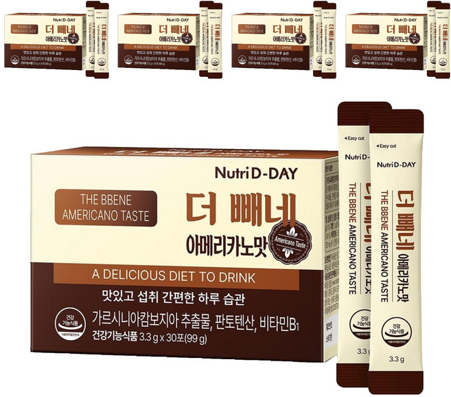 Nutri D-DAY The Bbane 美式咖啡風味, 99g, 5個