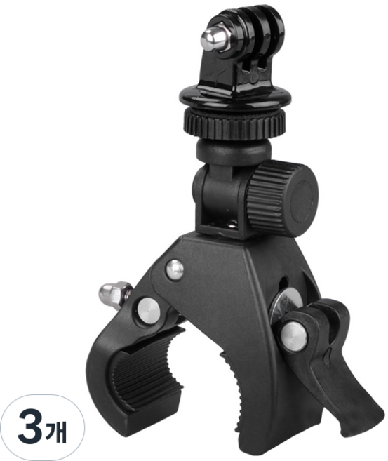 Kong GoPro 機車夾式固定座, 單一商品, 3個