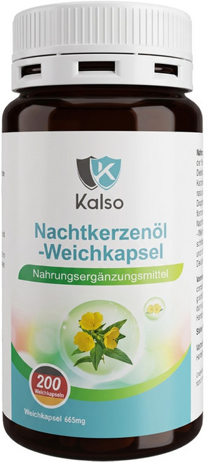 Kalso 科德司 月見草油軟膠囊, 1個, 200顆