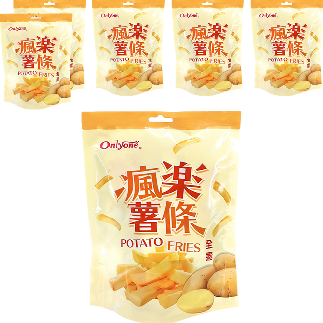 Onlyone 海龍王 瘋樂薯條, 72g, 6包