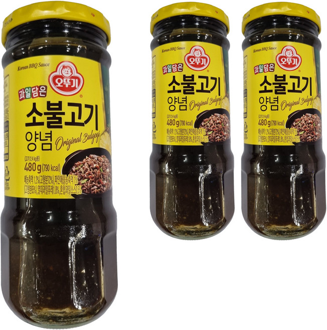 OTOKI 不倒翁 烤牛肉調味醬, 3罐, 480g
