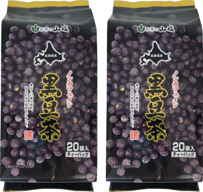 山城物產 黑豆茶, 5g, 20包, 2袋