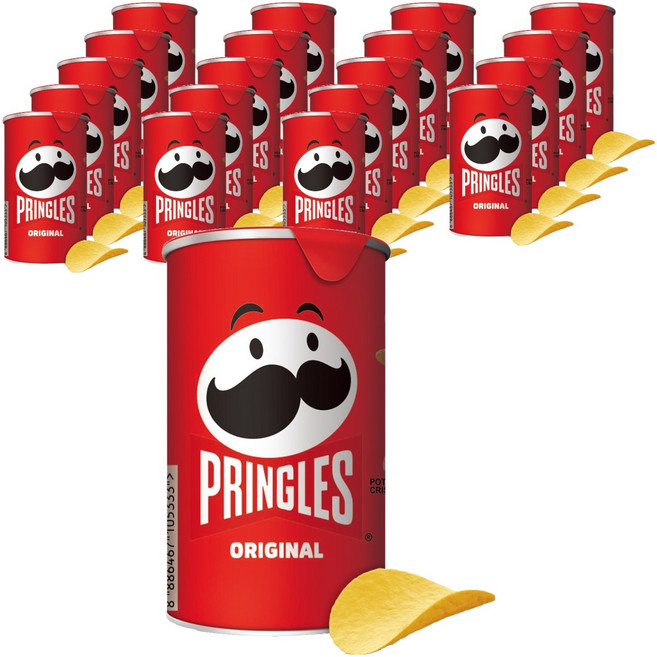 PRINGLES 品客 原味, 53g, 20個