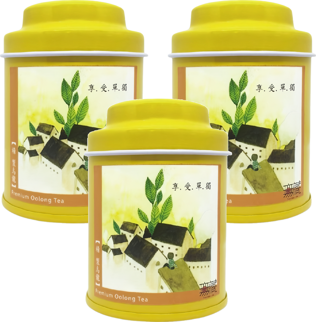 無藏茗茶 阿里山故事茶 精製烏龍 小茶罐, 18g, 1罐, 3罐