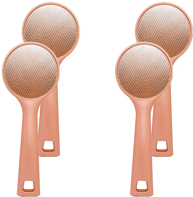 Bebe Foot Glass 黃金版 雙面足部去角質器, 4個, 1入