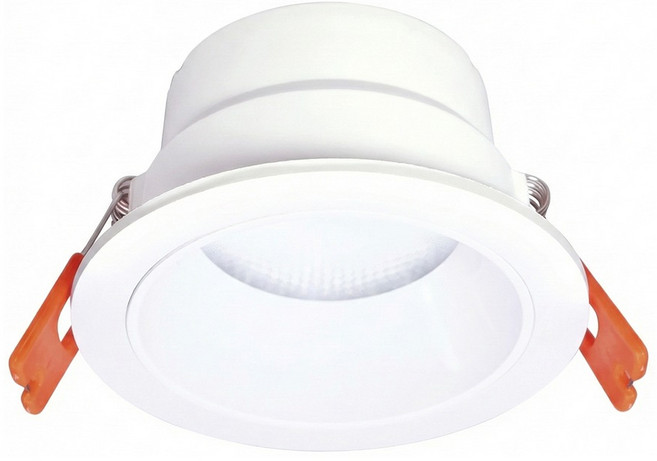 DANCELIGHT 舞光 9W 9cm 波爾防眩崁燈 3000K, 時尚白款, 1個