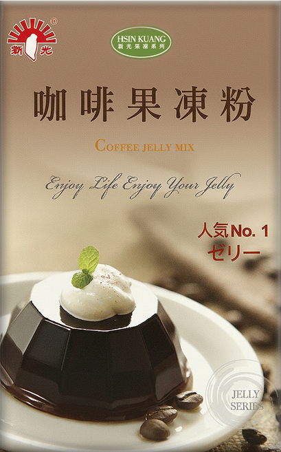 新光洋菜 咖啡果凍粉, 1kg, 1盒