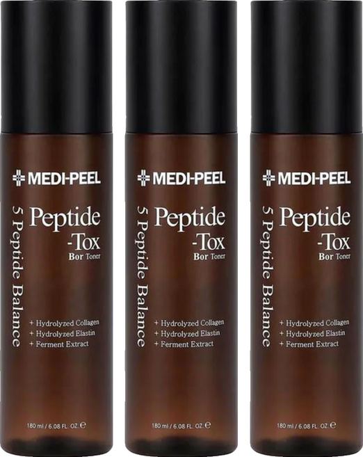 MEDIPEEL 美蒂菲 胜肽撫紋緊緻化妝水, 180ml, 3瓶