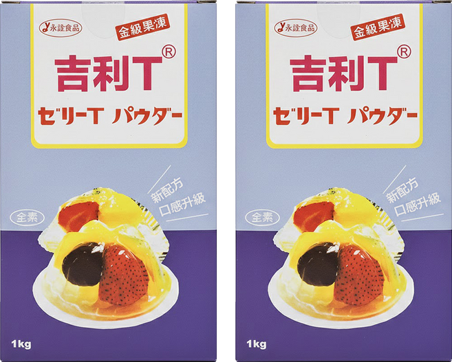 永詮食品 金級果凍粉, 1kg, 2盒
