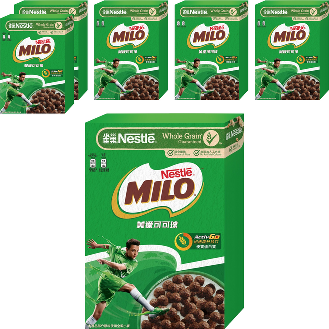 MILO 美祿 可可球早餐脆片, 330g, 6盒