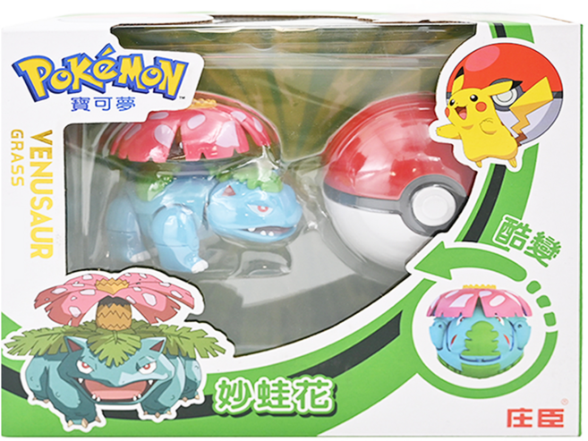 庄臣 pokemon 寶可夢 變形系列 妙娃花, 1盒