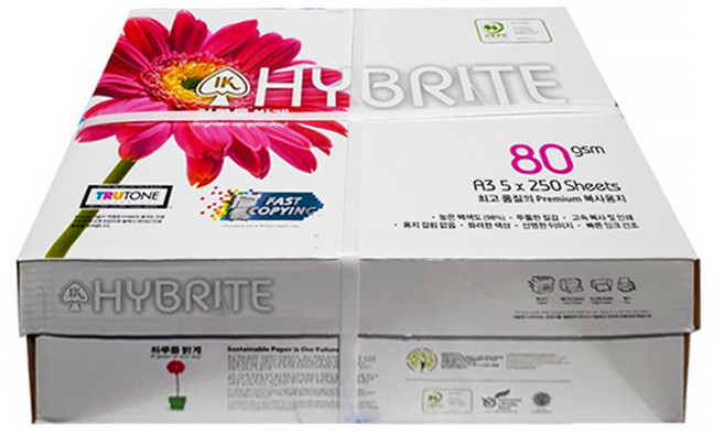 HYBRITE 80g影印紙, A3, 1250張