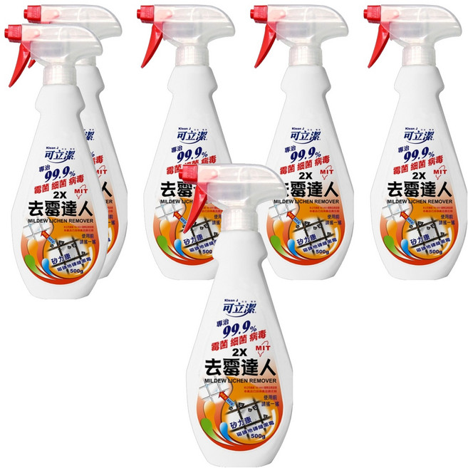 Klean J 可立潔 2X去霉達人, 500g, 6瓶