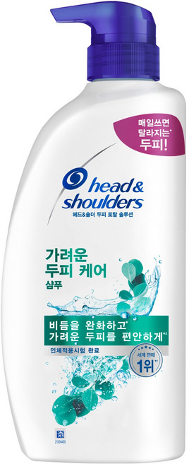 head&shoulders 海倫仙度絲 頭皮護理洗髮乳, 850ml, 1瓶