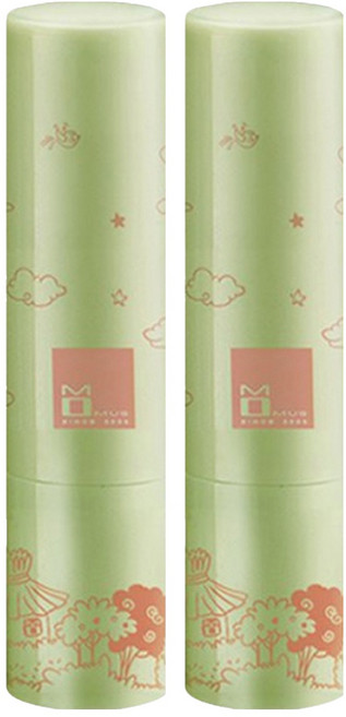 MOMUS 美白潤唇修護素+Plus, 水蜜桃, 3.5g, 2支