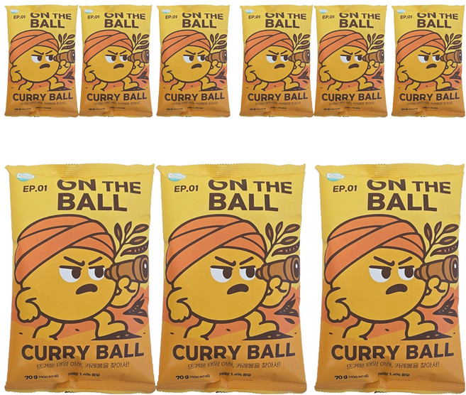 On the Ball 香蕉口味, 70g, 9個