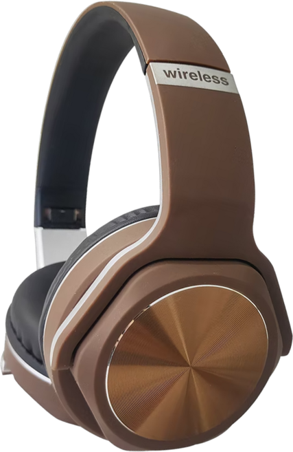 MCK 科技 Wireless 耳罩式 耳機 麥克風 3.5mm 被動隔音 33H Playtime 咖啡色 MCK-S4