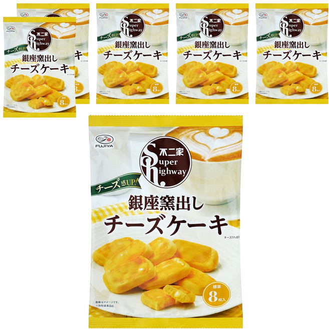 FUJIYA 不二家 銀座窯烤起司蛋糕, 6包, 84g