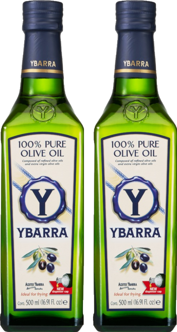 YBARRA 純橄欖油, 2個, 500ml