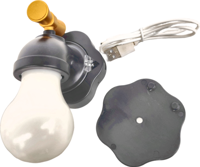 Glolux 復古水龍頭造型LED小夜燈 NL-C01 103 x 83 x 145mm, 黑色 + 金色 + 黃光