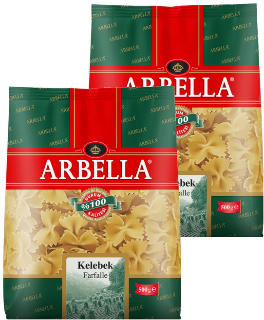 ARBELLA 阿貝拉 蝴蝶麵, 500g, 2包