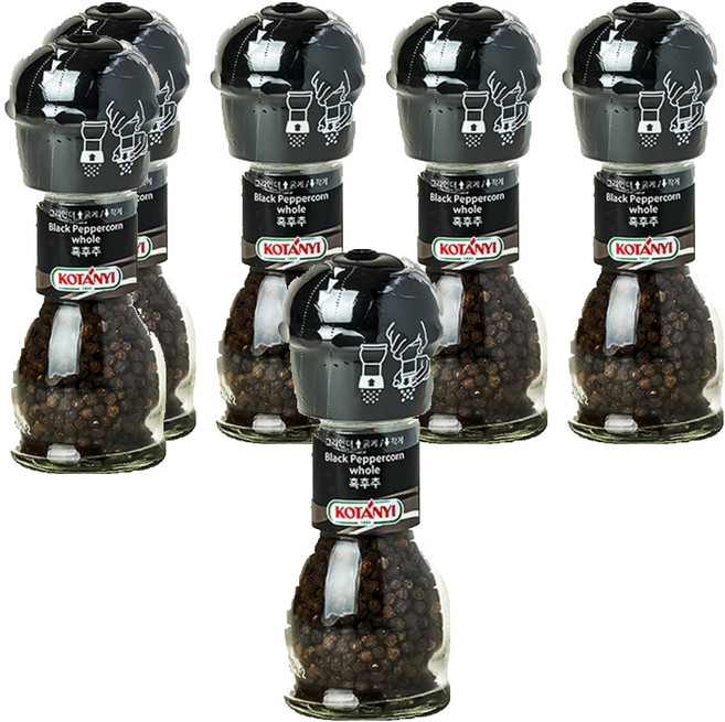 KOTANYI 研磨罐裝黑胡椒, 36g, 6個