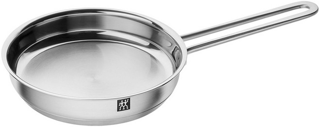 ZWILLING 雙人 Pico 18/10不鏽鋼電不燙手手柄平底鍋 無塗層 16cm 520g 900ml, 1個