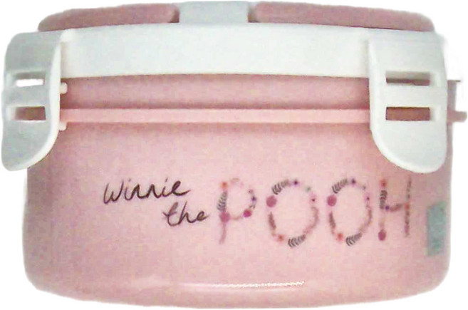 Winnie the Pooh 小熊維尼 台灣製造 複合式不鏽鋼隔熱餐盒 跳跳虎 DS-8118WT 15 x 15 x 8.7cm 1個