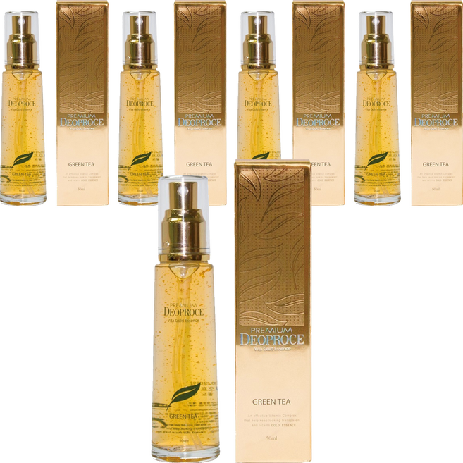 DEOPROCE 迪普詩 台灣公司貨 靚膚彈力保濕精華液, 50ml, 5盒