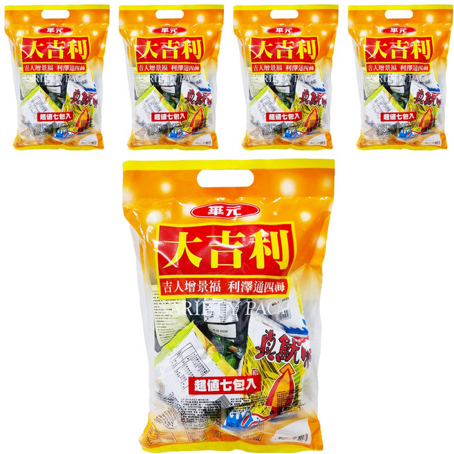 華元 大吉利包7件組, 154g, 5袋