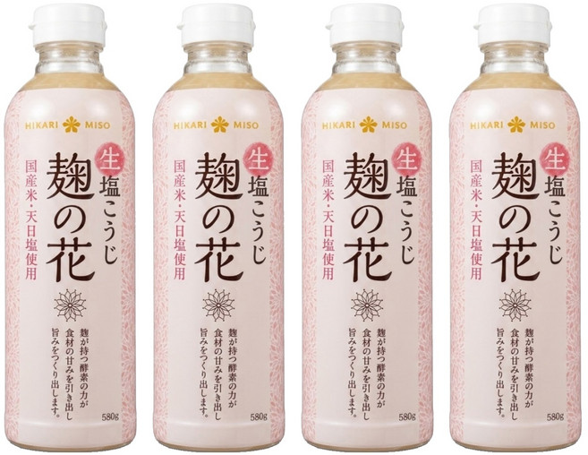 HIKARI MISO 麴之花 生鹽麴, 580g, 4瓶