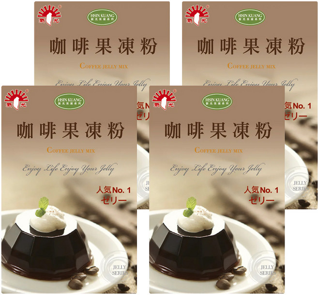 新光洋菜 咖啡果凍粉, 100g, 4盒