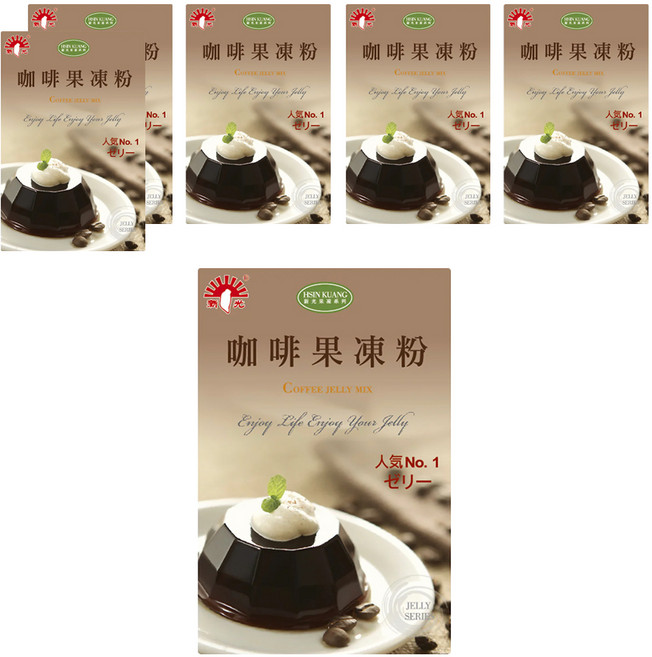 新光洋菜 咖啡果凍粉, 100g, 5盒