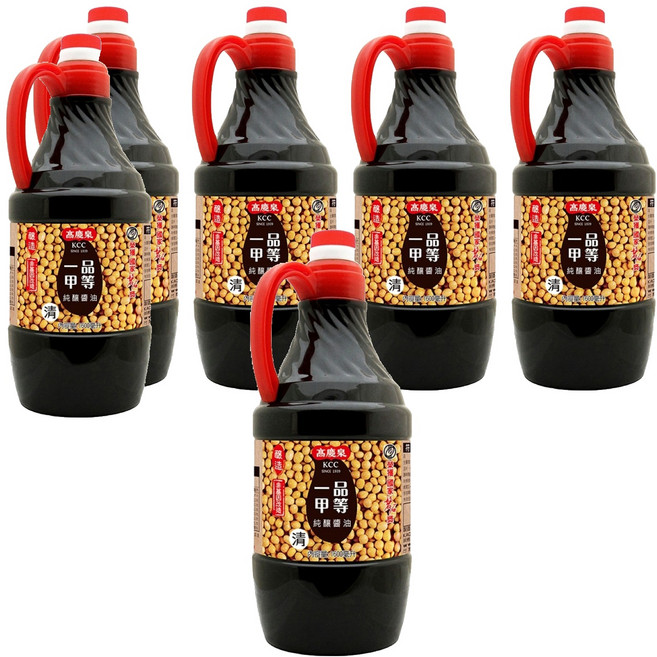 高慶泉 一品甲等醬油, 1.6L, 6瓶