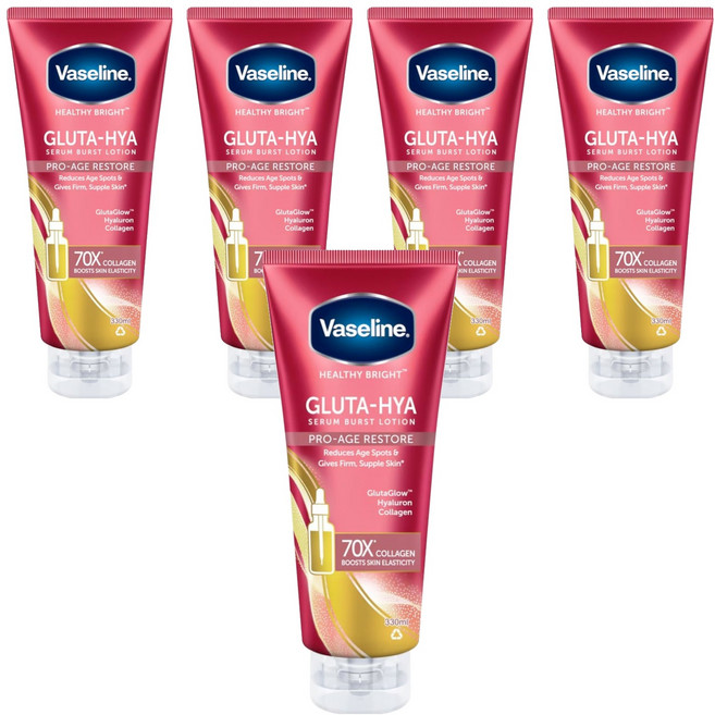 Vaseline 凡士林 水光膠原精華凝乳, 5件, 330ml