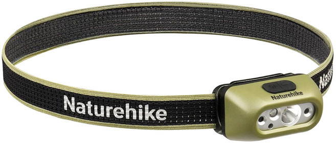 Naturehike 挪客 星野 戶外頭燈 CNK2300DQ020, 苔蘚綠, 1個