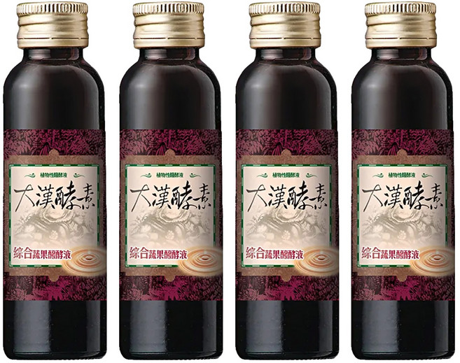 大漢酵素 綜合蔬果醱酵液, 60ml, 4瓶